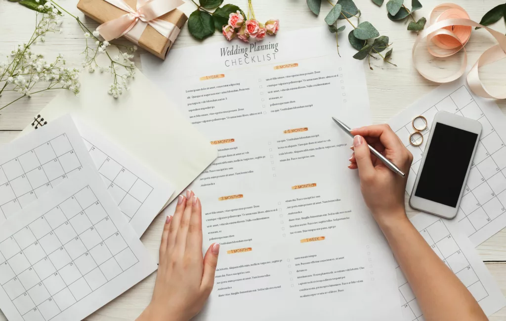 Plan wedding in france
